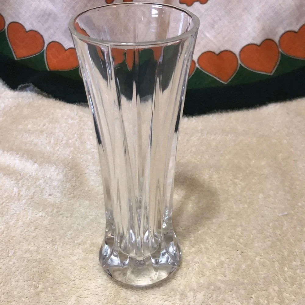 DePlomb 24% Lead Crystal Clear Glass USA  8